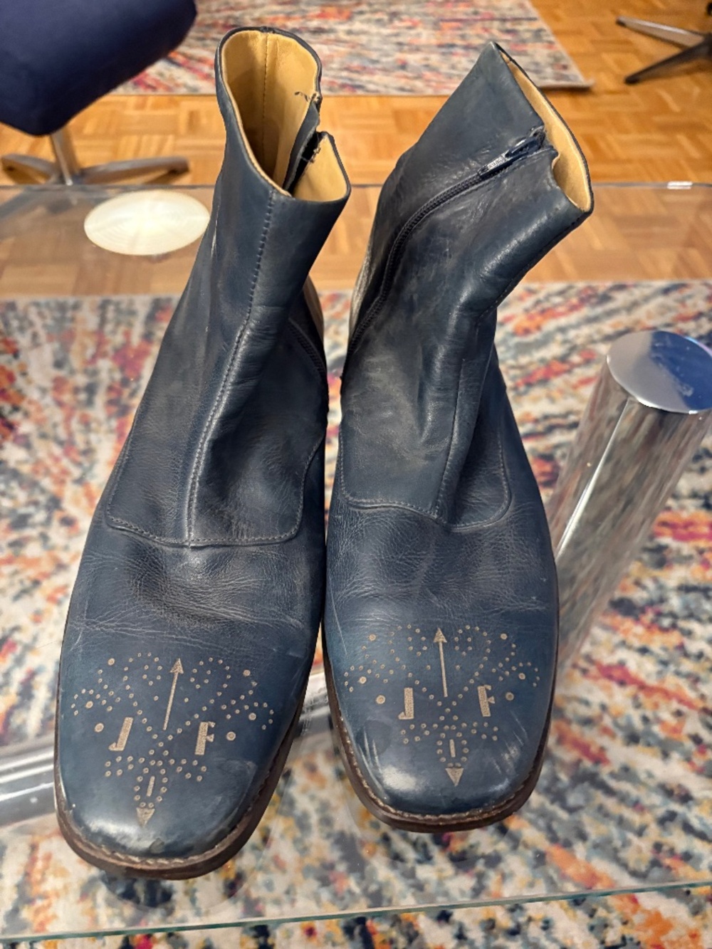 John Fluevog zip up boot - size 11